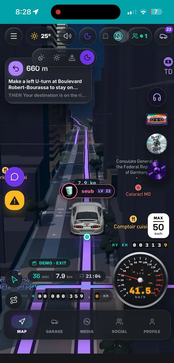 StreetWizard : la carte 3D temps réel sur téléphone